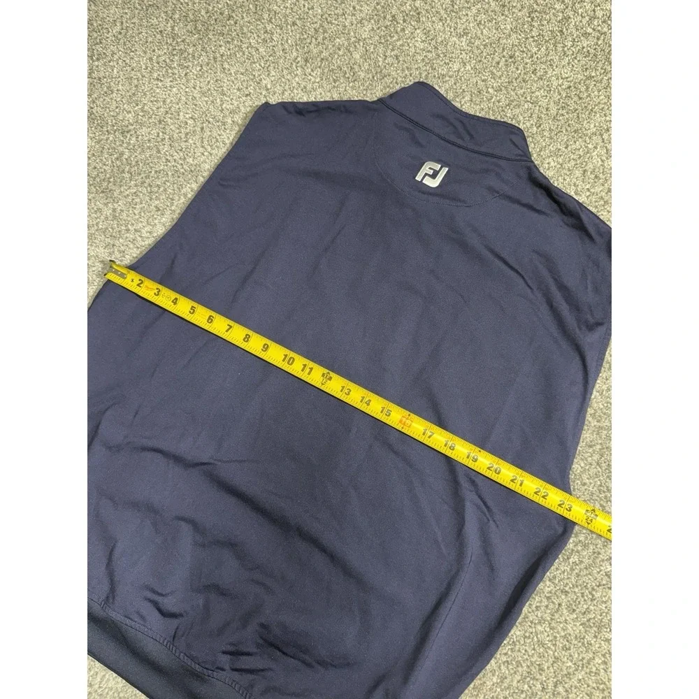 Footjoy‎ FJ 1/4 Zip Golf Vest Navy Blue Men's Size Large